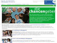 Tablet Screenshot of cjd-bildungsportal.de